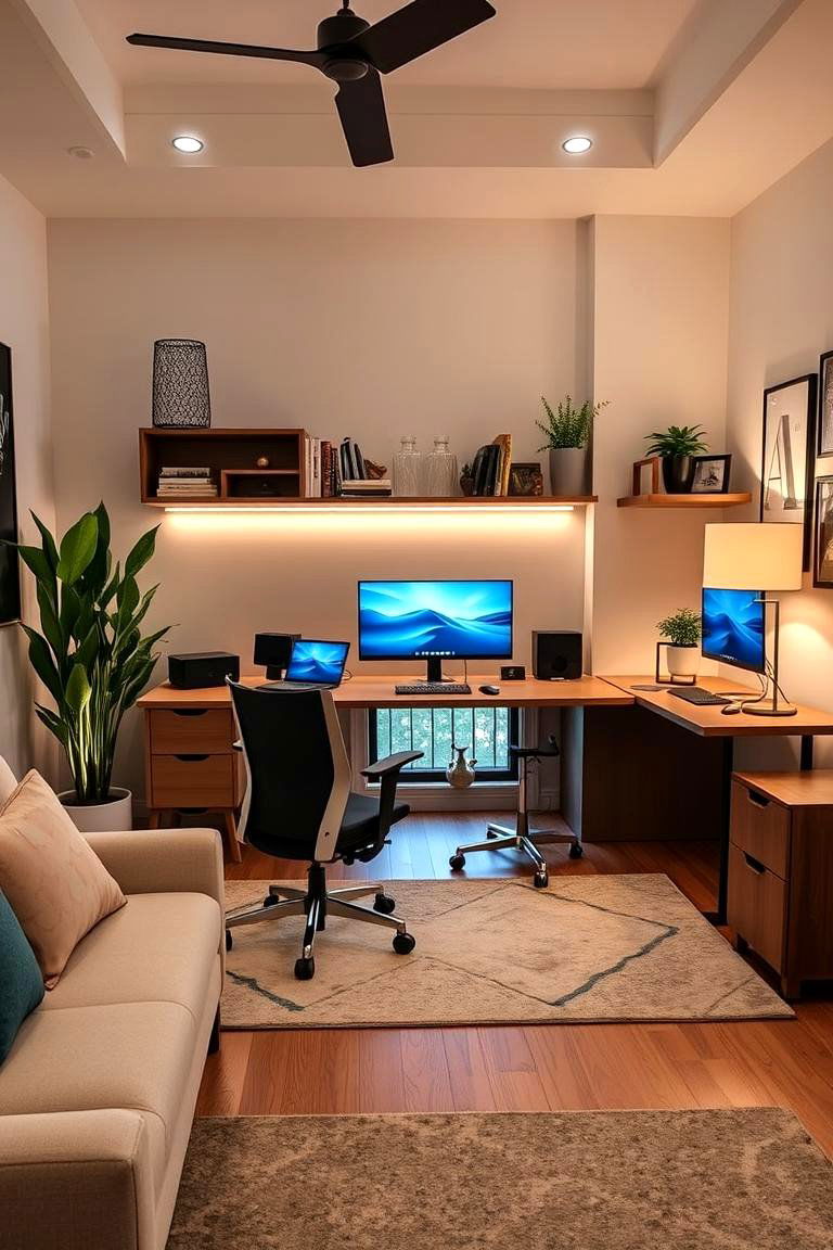 High Tech Home Office - 24 2400s Room Ideas