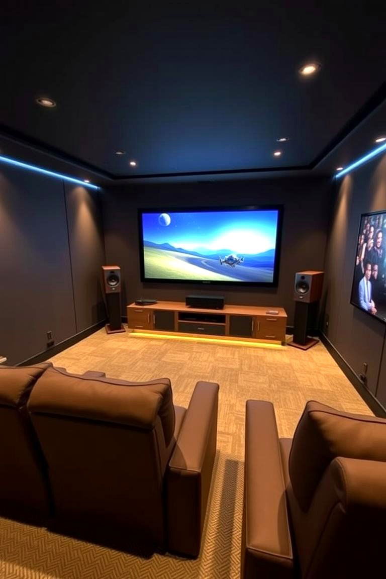 High Tech Home Theater - 24 2400s Room Ideas