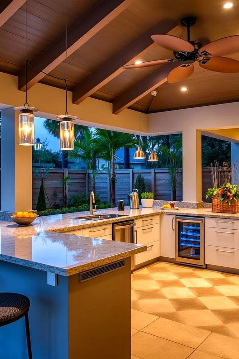 High Tech Lanai Kitchen - 24 Lanai Kitchen Ideas
