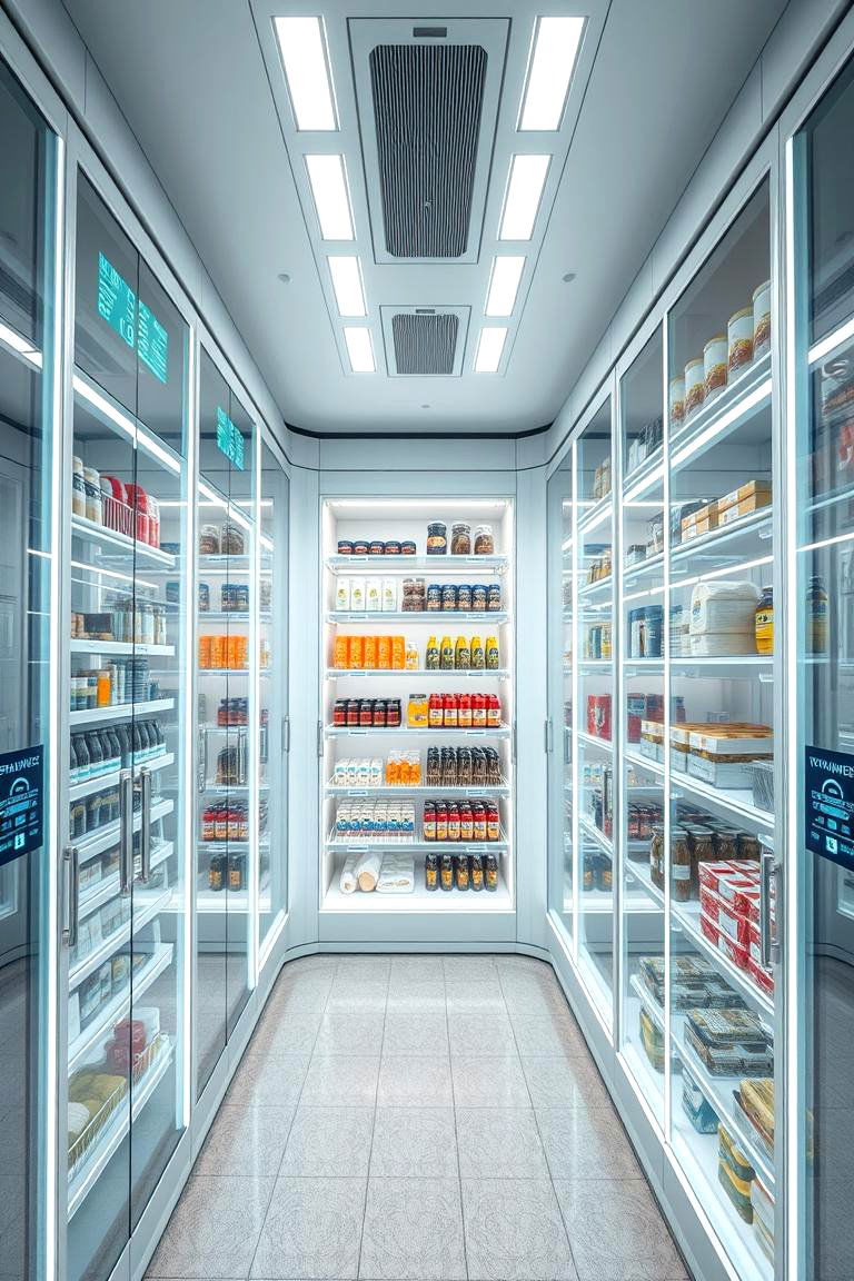 High Tech Pantry Management - 24 Walk in Pantry Ideas