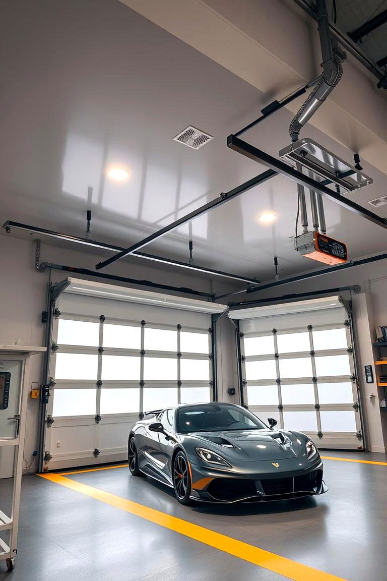 High Tech Smart Garage - 24 Detached Garage Ideas