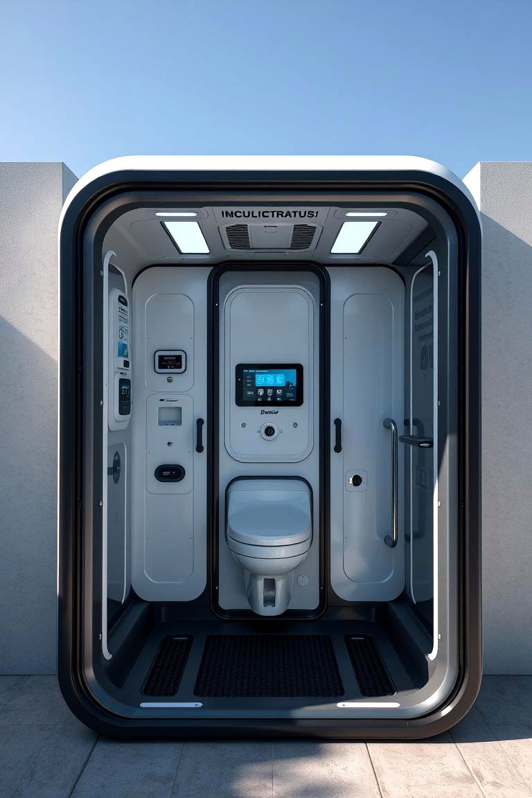 High Tech Smart Outhouse - 24 Outhouse Design Ideas
