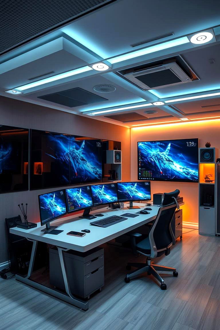 High tech Study Room - 24 Study Room Ideas