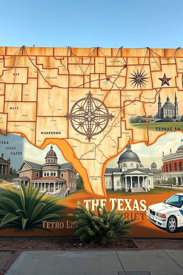 Historic Heritage Mural - 24 Texas Murals