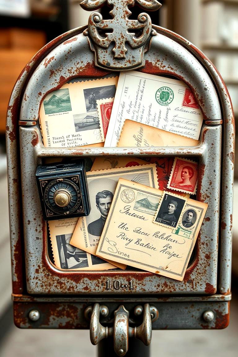 Historical Collage - 24 Mailbox Decor Ideas