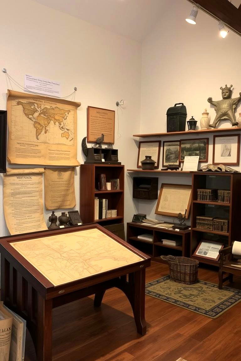 History and Storytelling Area - 24 Homeschool Room Ideas