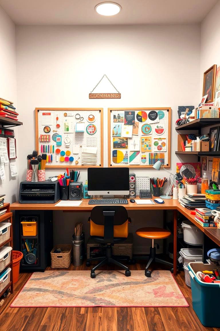 Hobby Command Center - 24 Command Center Ideas