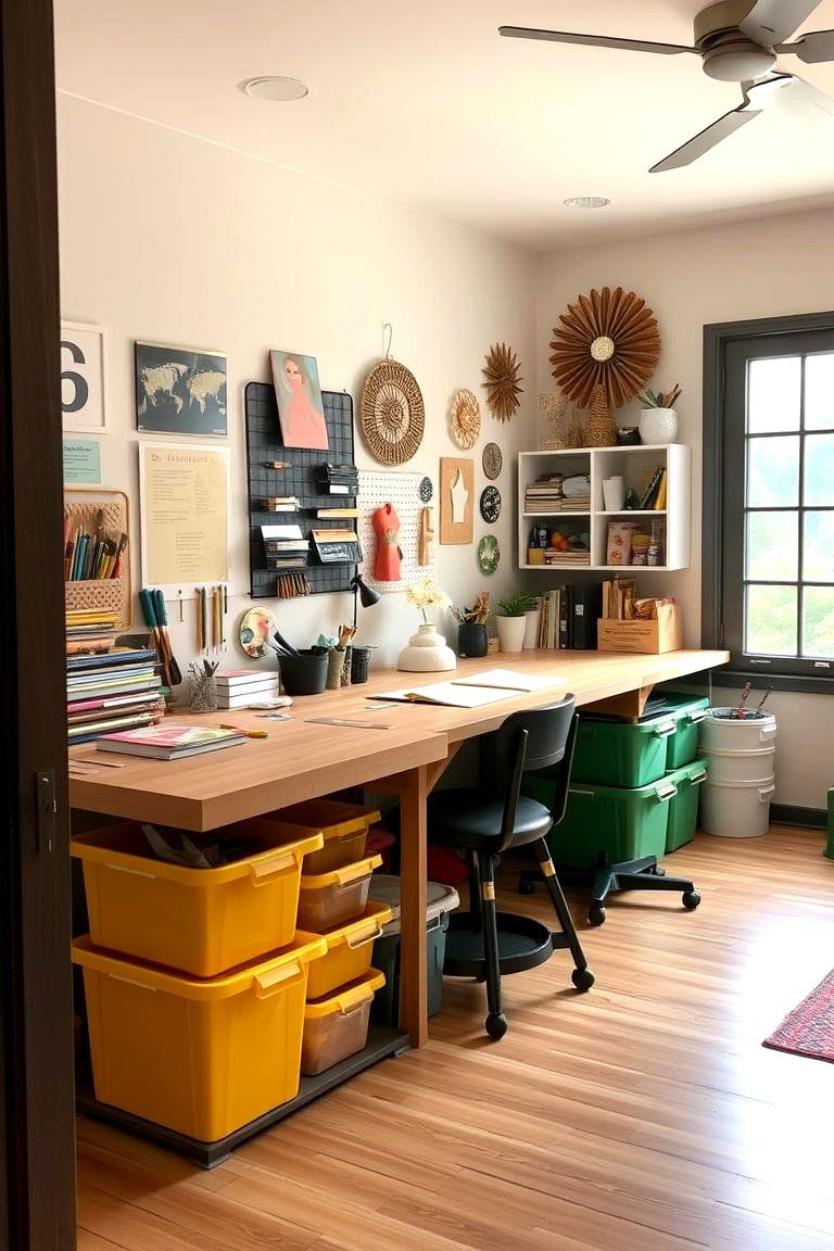 Hobby Craft Room - 24 Spare Room Ideas