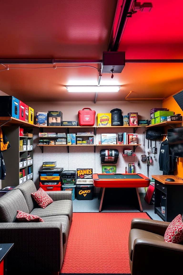 Hobby and Game Room - 24 Garage Conversion Ideas