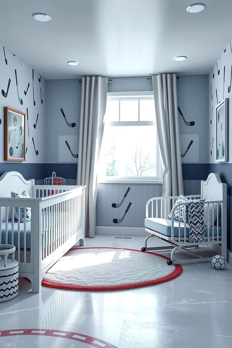Hockey Haven Nursery - 24 Sports Nursery Ideas