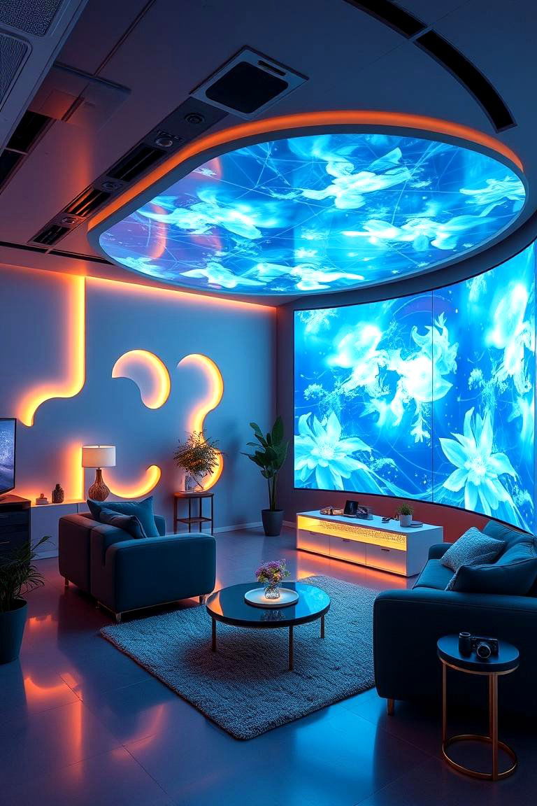 Hologram Entertainment Hub - 24 Star Wars Man Cave Ideas