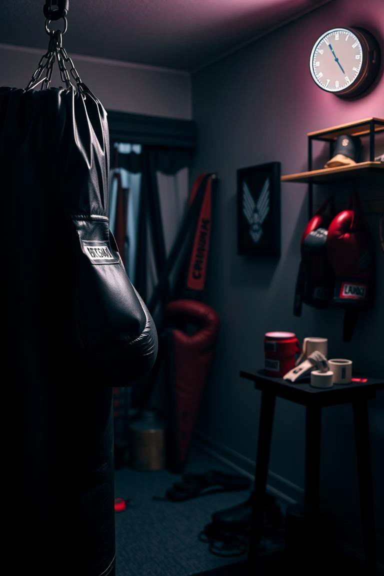 Home Boxing Setup - 24 Home Gym Ideas