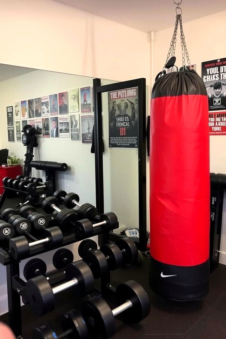 Home Gym Sanctuary - 24 Man Cave Ideas
