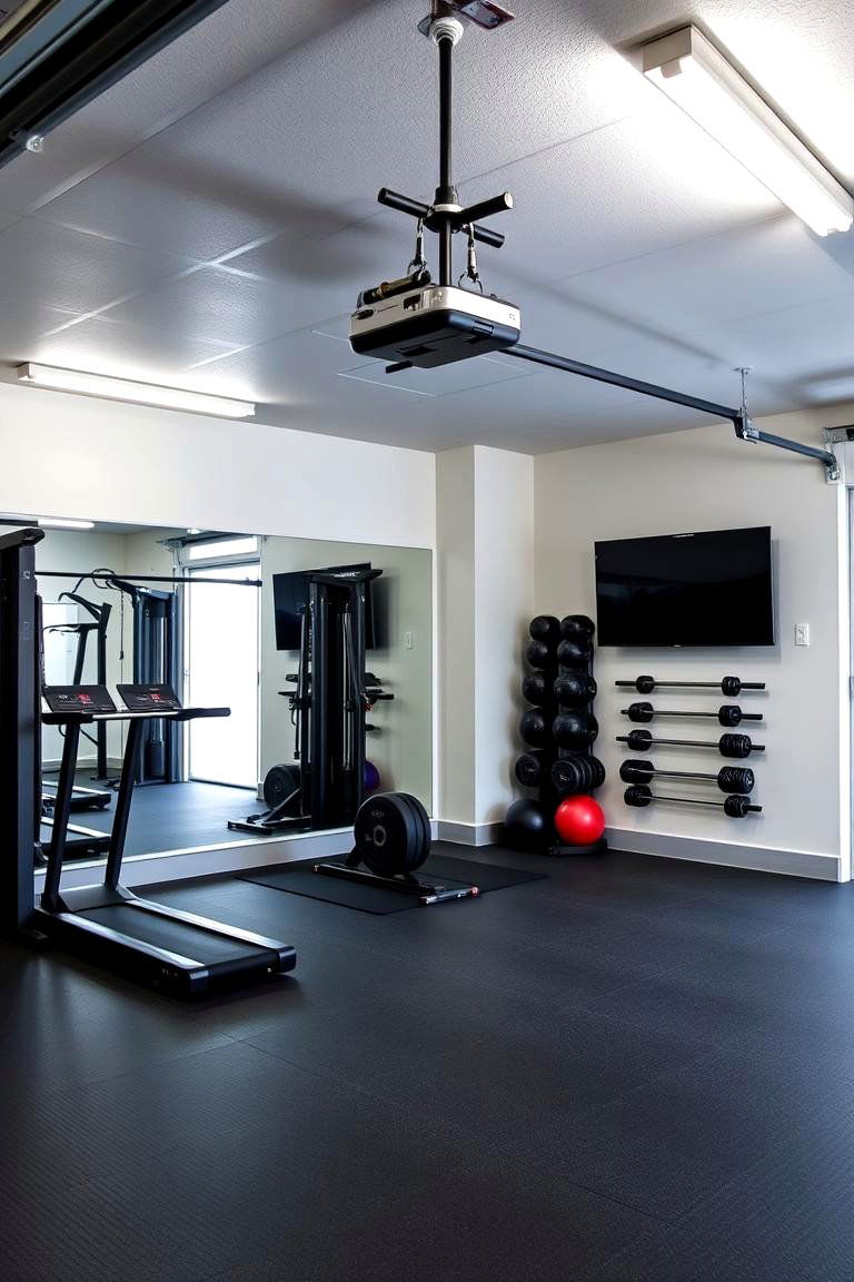 Home Gym Setup - 24 Garage Conversion Ideas