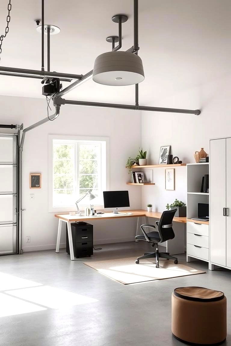 Home Office Conversion - 24 Garage Conversion Ideas