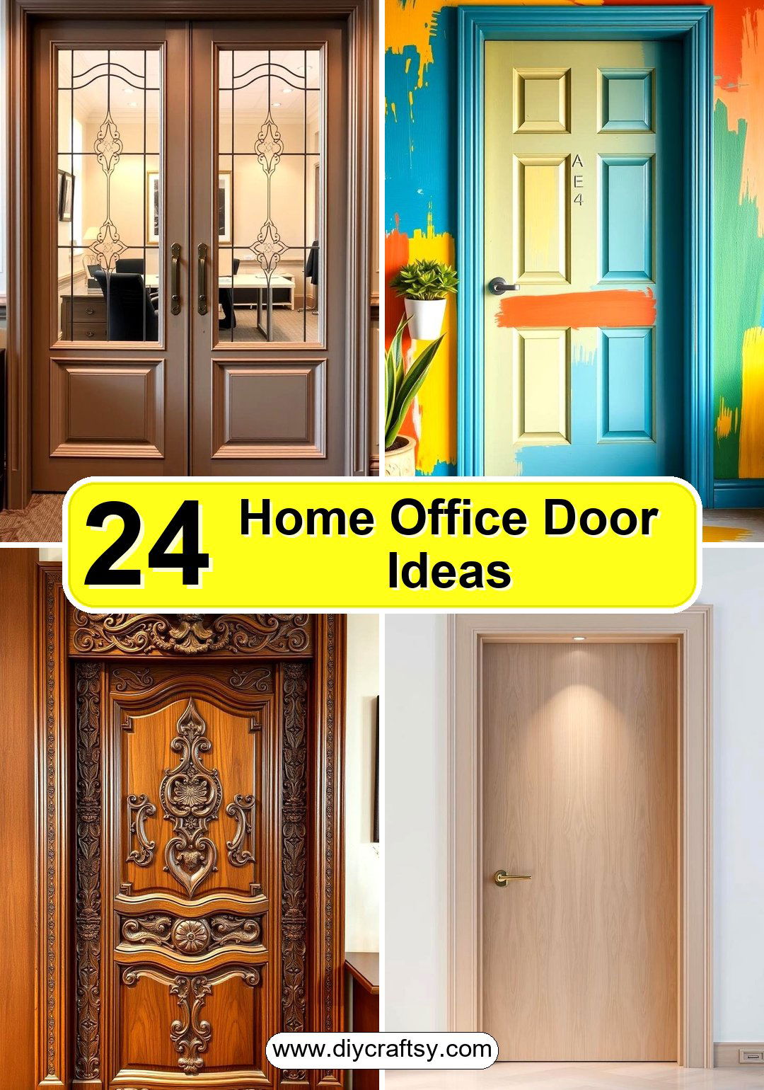 Home Office Door Ideas