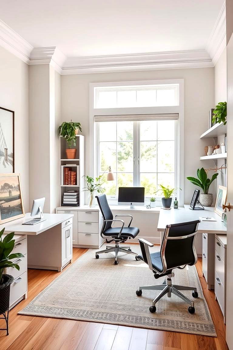 Home Office Haven - 24 basement decorating ideas