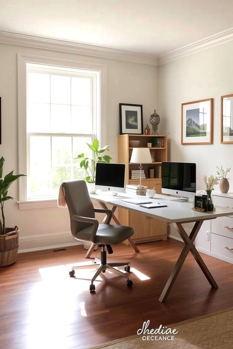 Home Office Sanctuary - 24 Desk in Front of Window Ideas