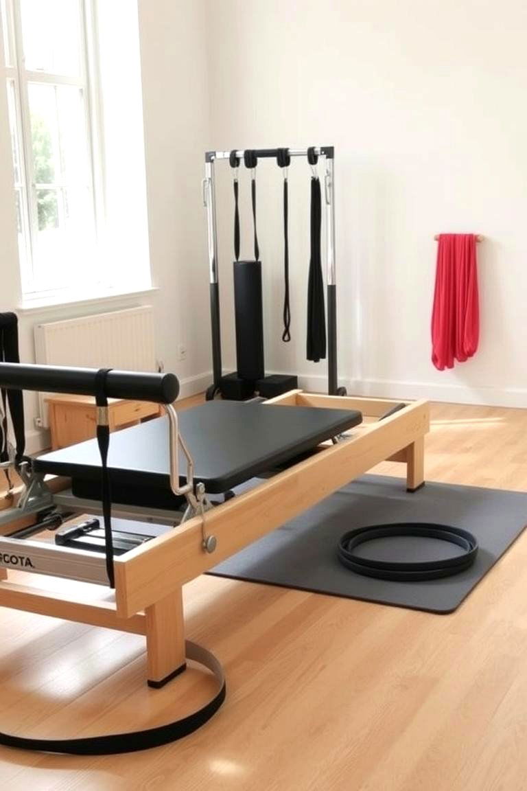 Home Pilates Studio - 24 Home Gym Ideas