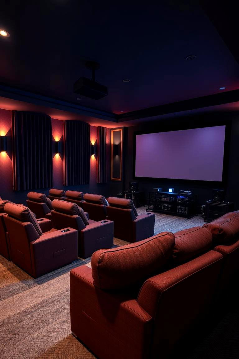Home Theater - 24 Spare Room Ideas