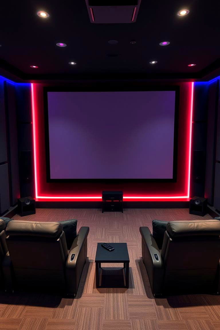 Home Theater Experience - 24 basement decorating ideas