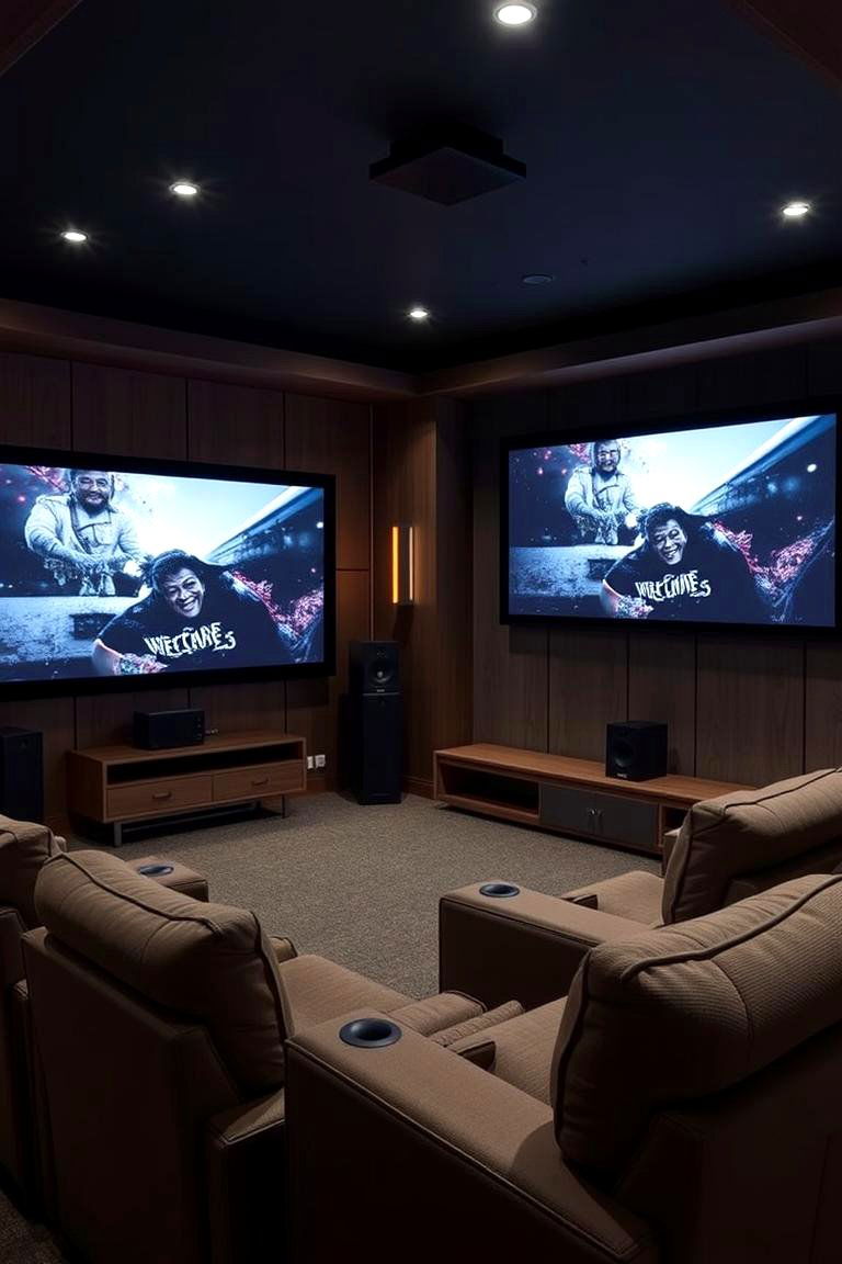 Home Theater Haven - 24 Small Media Room Ideas