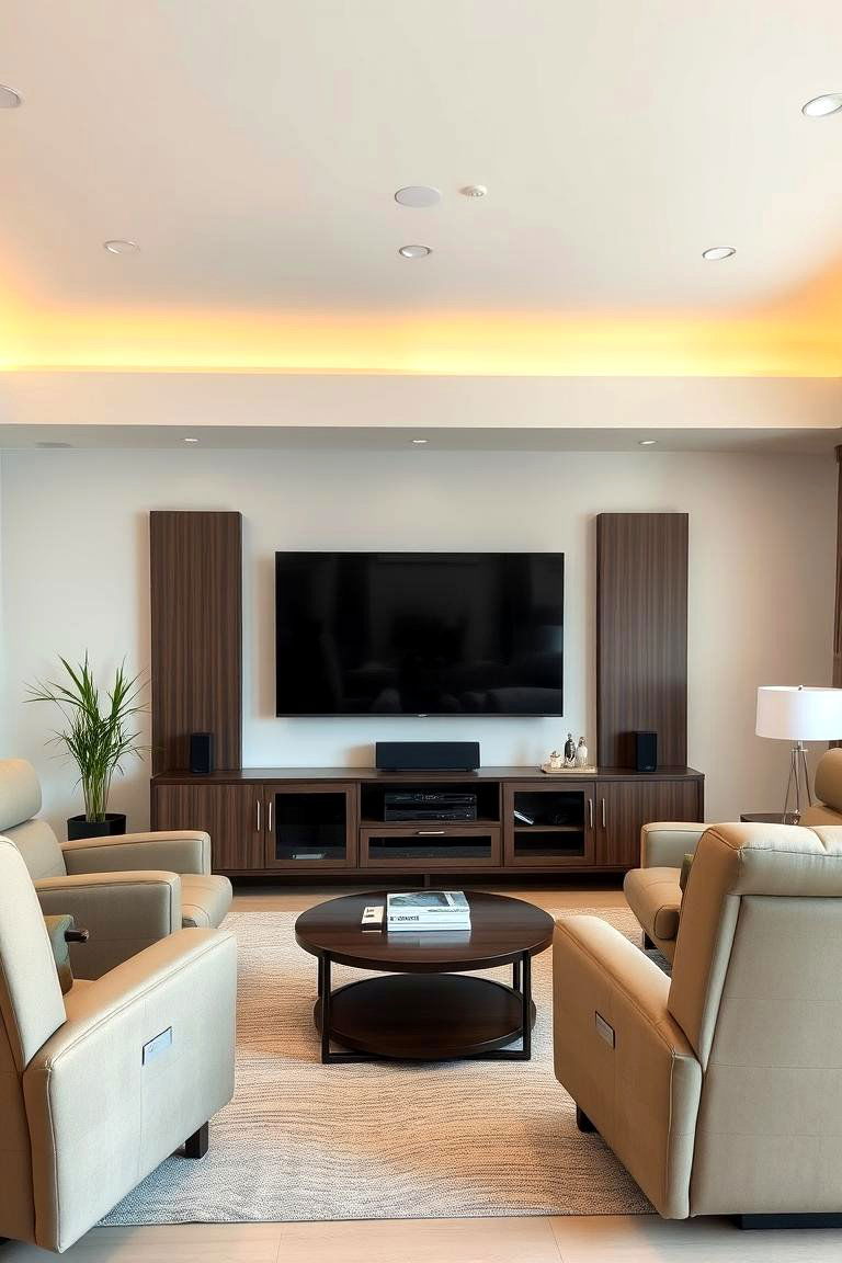 Home Theater Setup for Entertainment Excellence - 24 Luxury Living Room Ideas