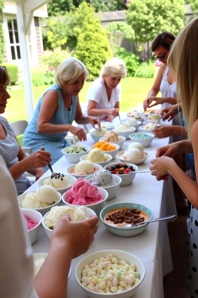 Homemade Ice Cream Social - 24 Garden Party Ideas
