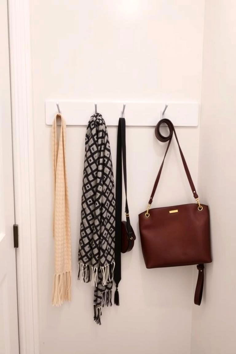 Hooks on Walls and Doors - 24 small bedroom storage ideas