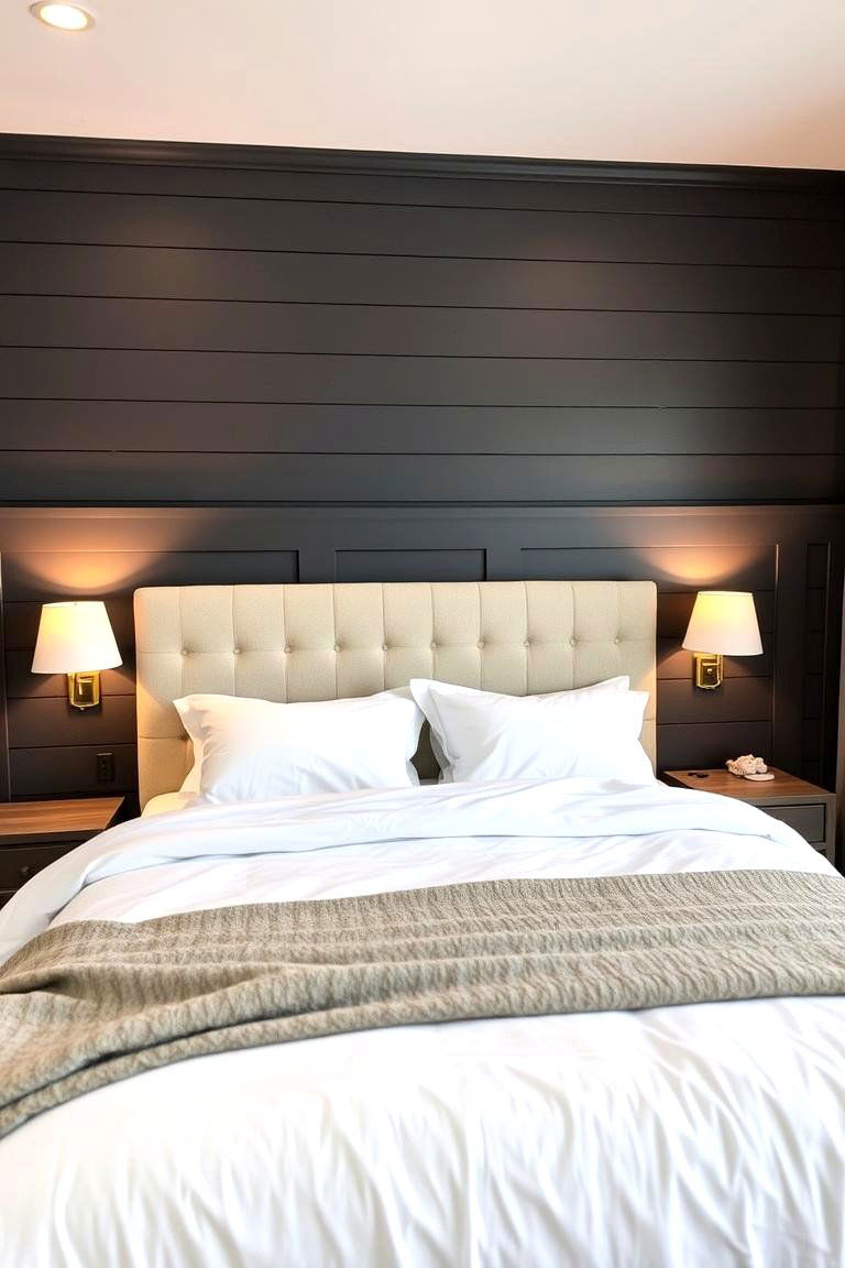 Horizontal Board and Batten Charm - 24 Wood Trim Accent Wall Ideas