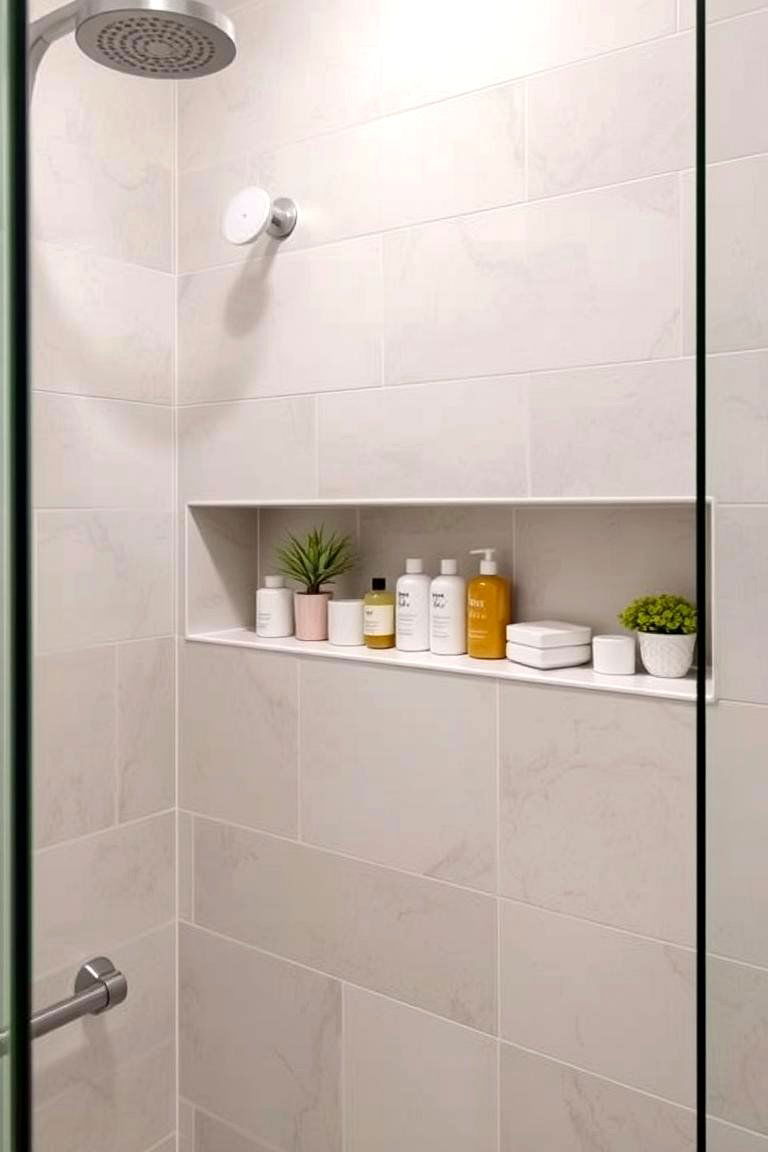 Horizontal Extended Niche - 24 Shower Niche Ideas