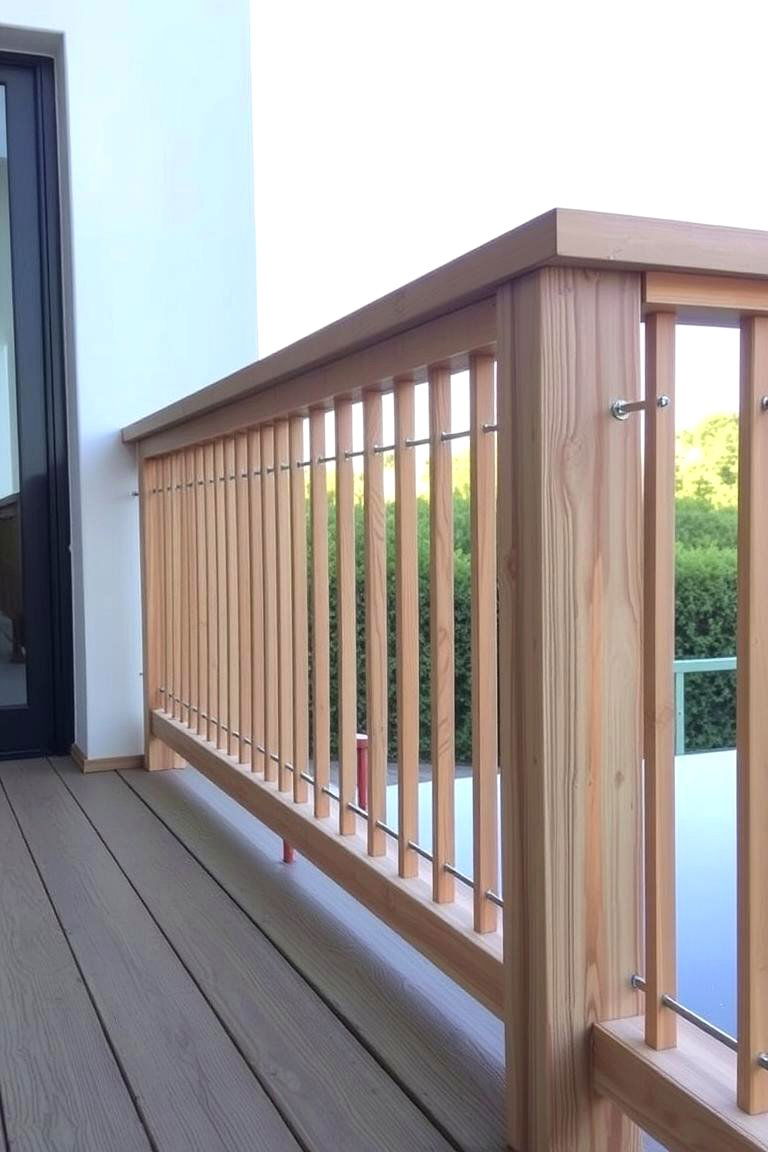 Horizontal Railing for a Clean Look - 24 Deck Railing Ideas
