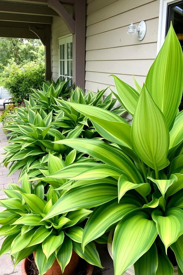 Hostas Elegant Foliage - 24 Patio Plants