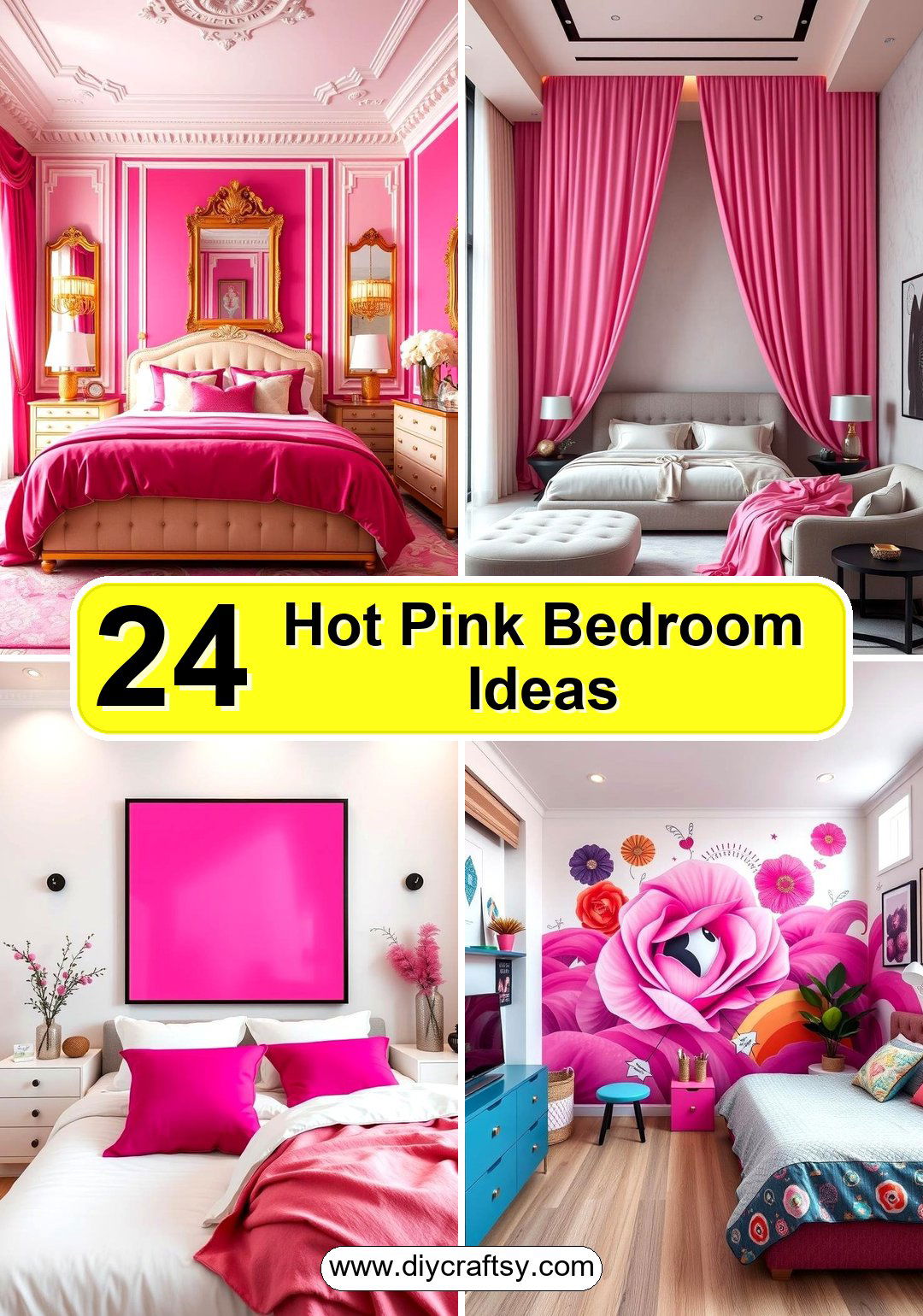Hot Pink Bedroom Ideas