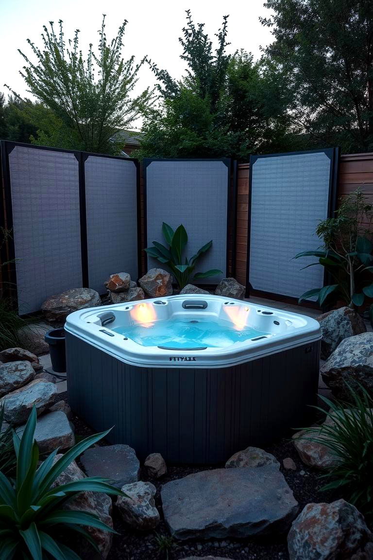 Hot Tub Retreat - 24 Backyard Oasis Ideas