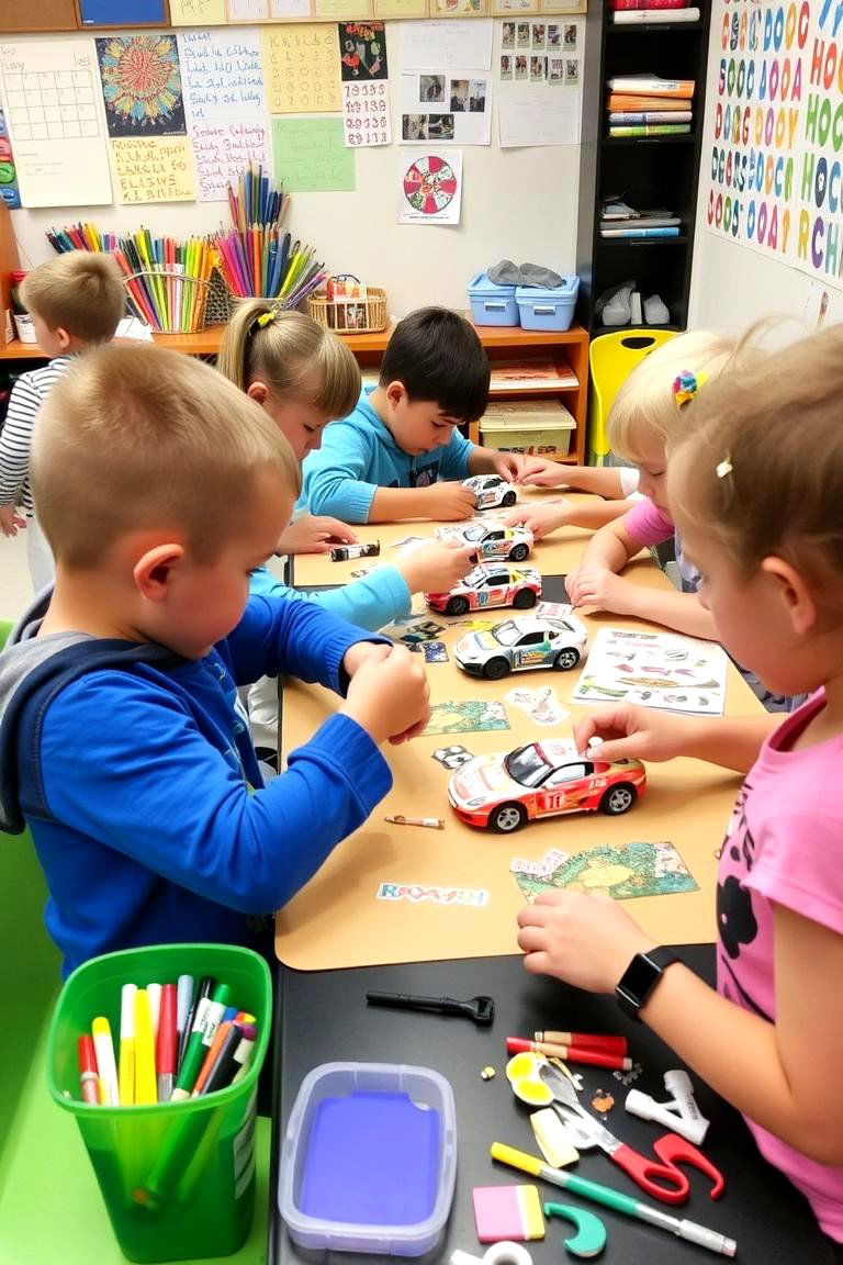 Hot Wheels Car Customization Workshop - 24 Hot Wheels Birthday Party Ideas