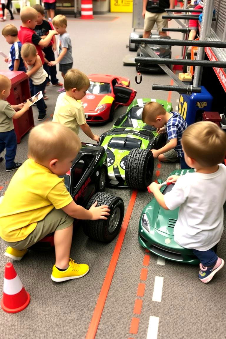 Hot Wheels Pit Stop Challenge - 24 Hot Wheels Birthday Party Ideas