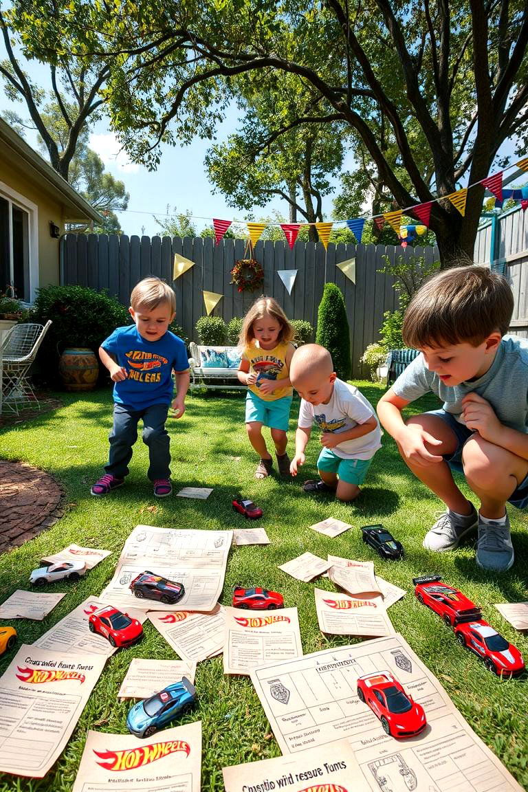 Hot Wheels Treasure Hunt Adventure - 24 Hot Wheels Birthday Party Ideas