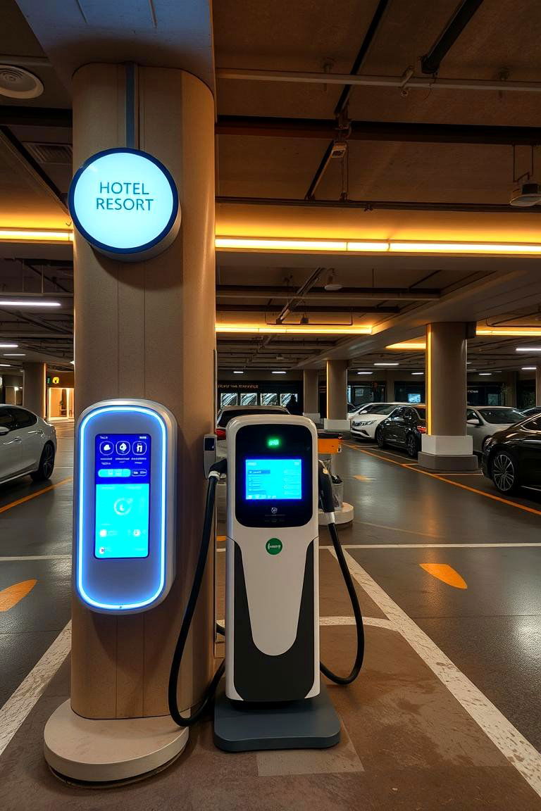 Hotel and Resort Charging Station - 24 charging station ideas
