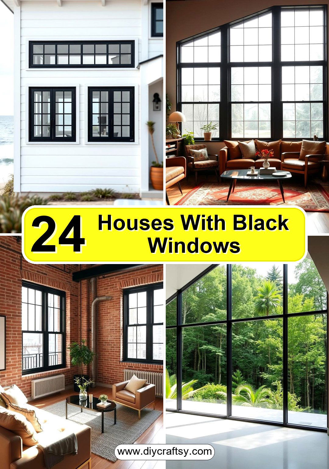 Houses With Black Windows