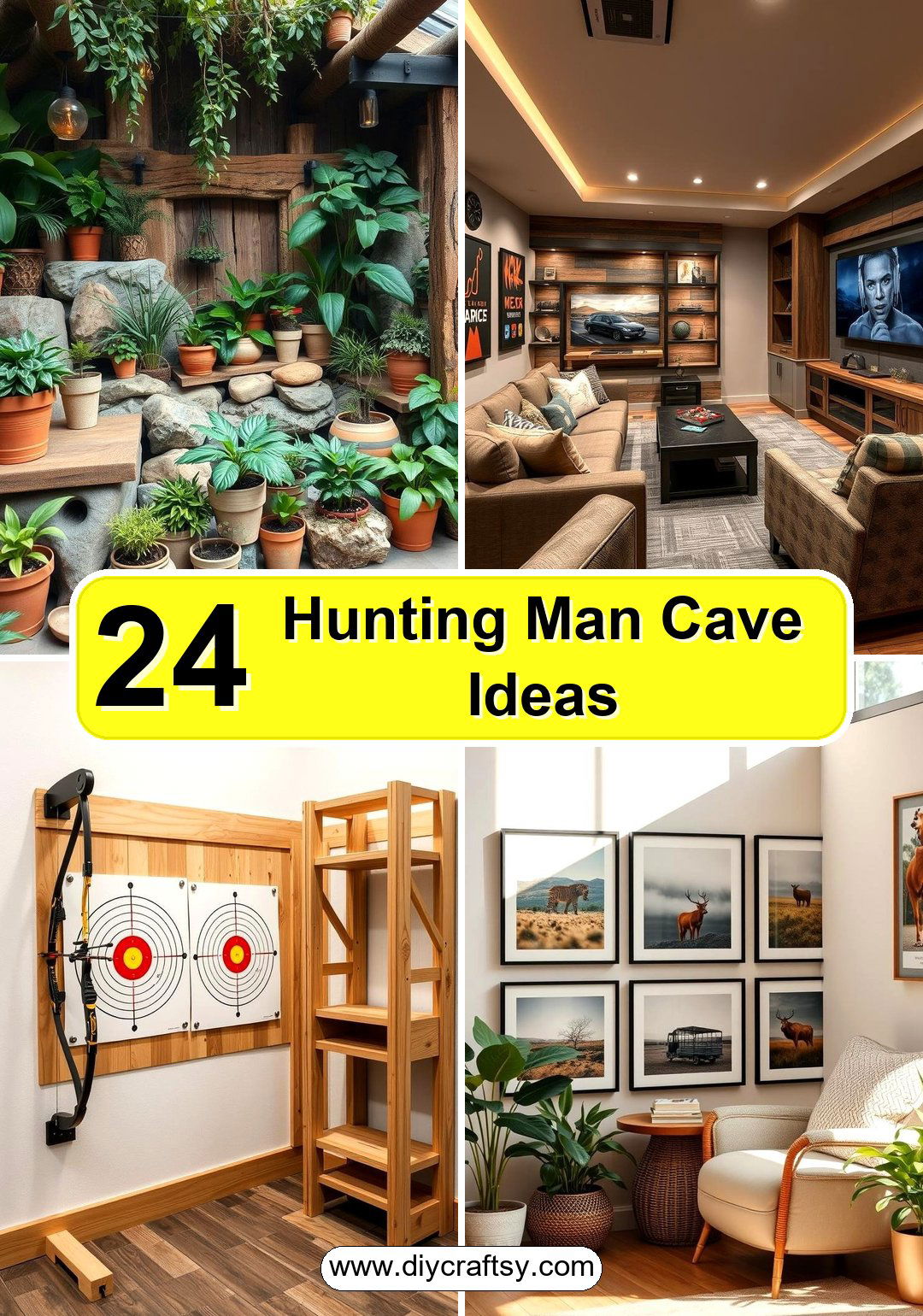 Hunting Man Cave Ideas