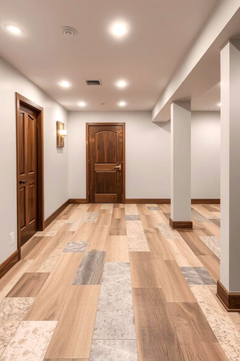 Hybrid Flooring Solutions - 24 Basement Floor Ideas