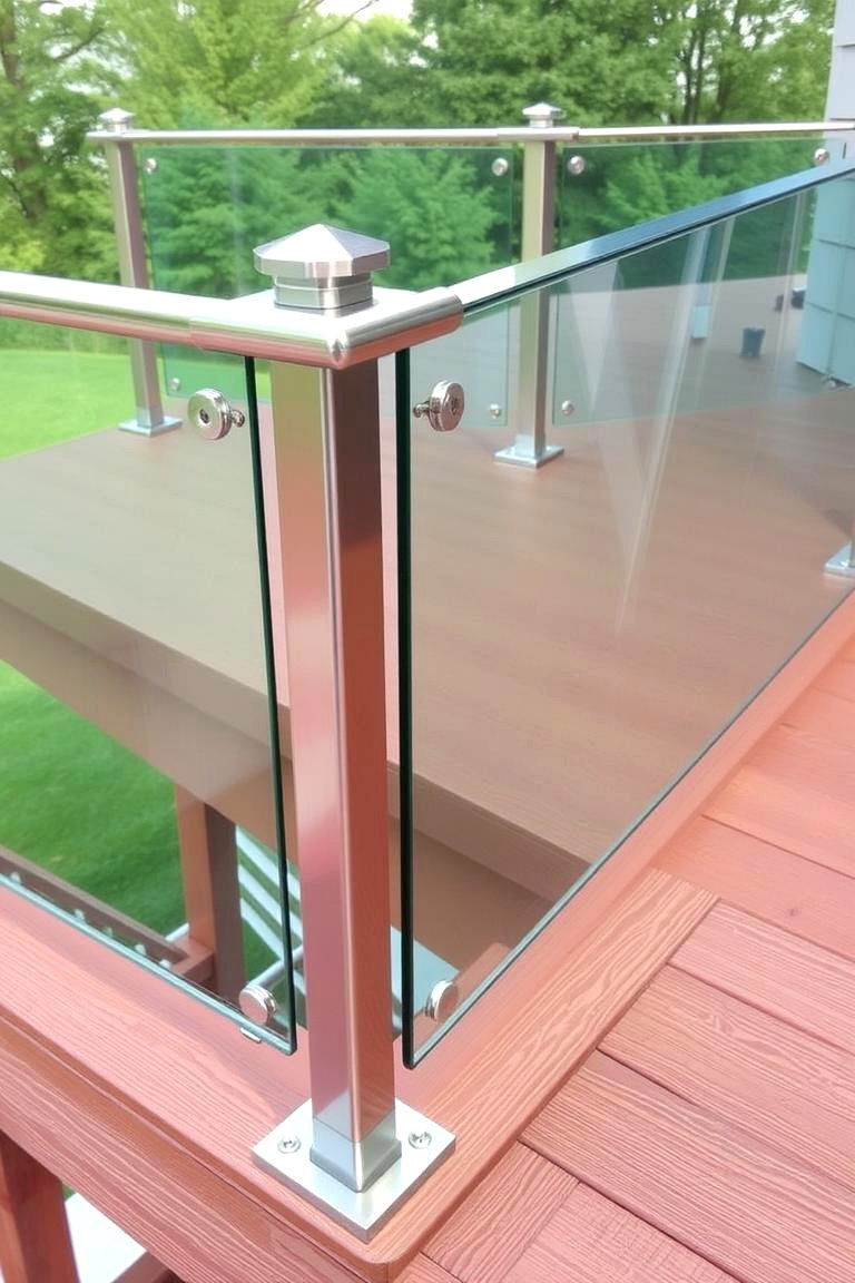 Hybrid Railing Design - 24 Deck Railing Ideas