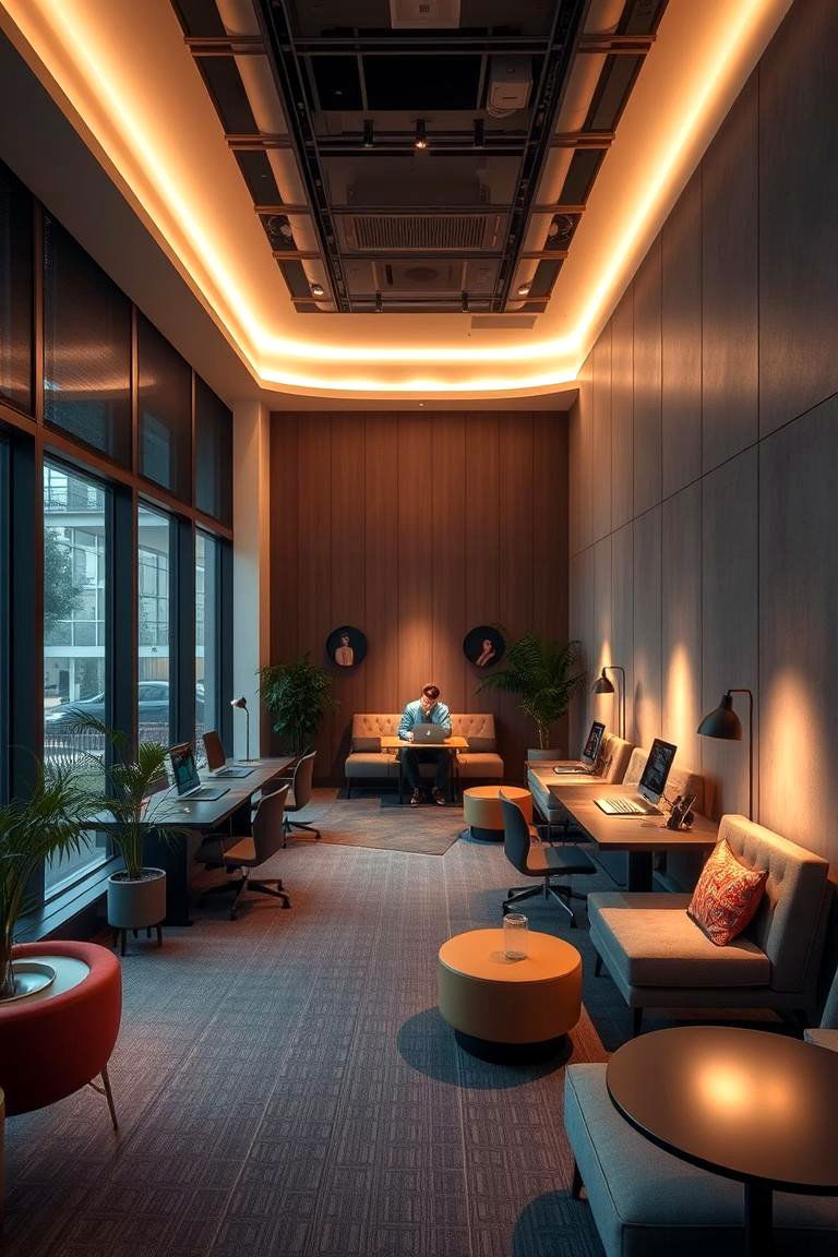 Hybrid Work and Relaxation Zone - 24 Home Office for Couples Ideas and Designs