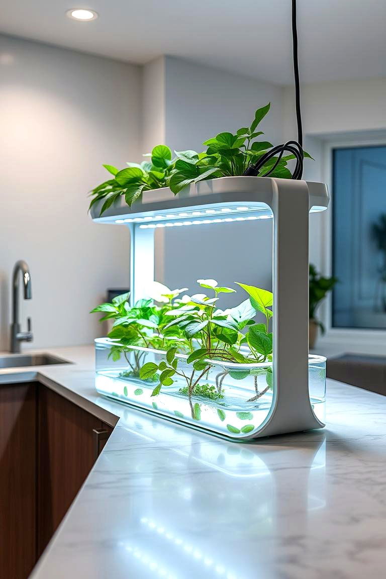 Hydroponic Indoor Garden - 24 Indoor Garden Ideas