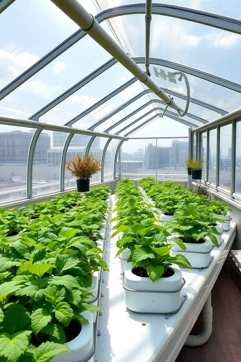 Hydroponic Rooftop Greenhouse - 24 Rooftop Greenhouse Ideas