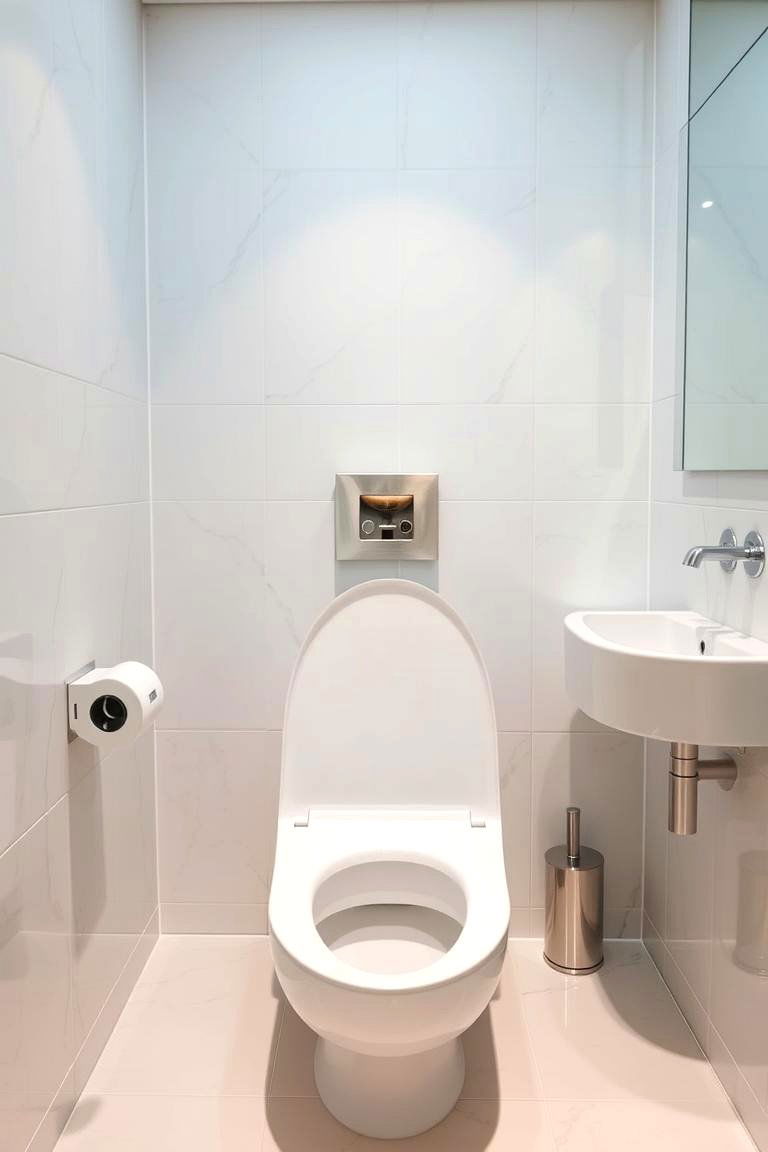 Hygienic Innovations and Easy Cleaning - 24 Downstairs Toilet Ideas