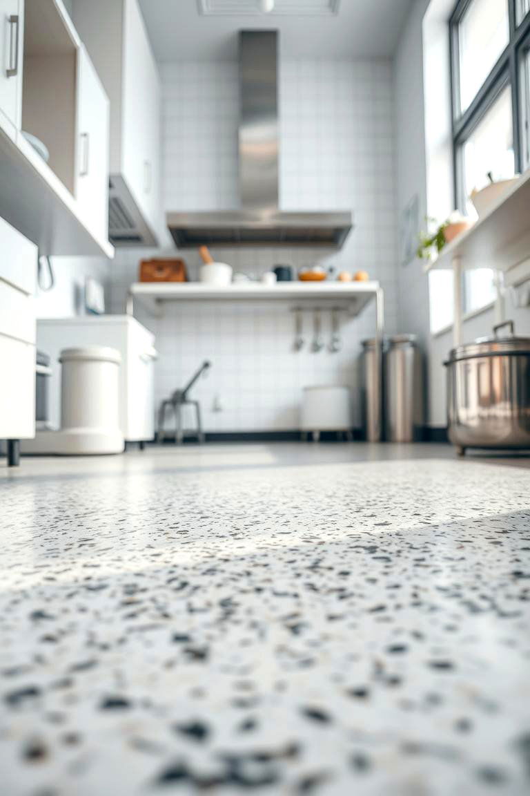 Hygienic Surface Solution - 24 Terrazzo Kitchen Countertops