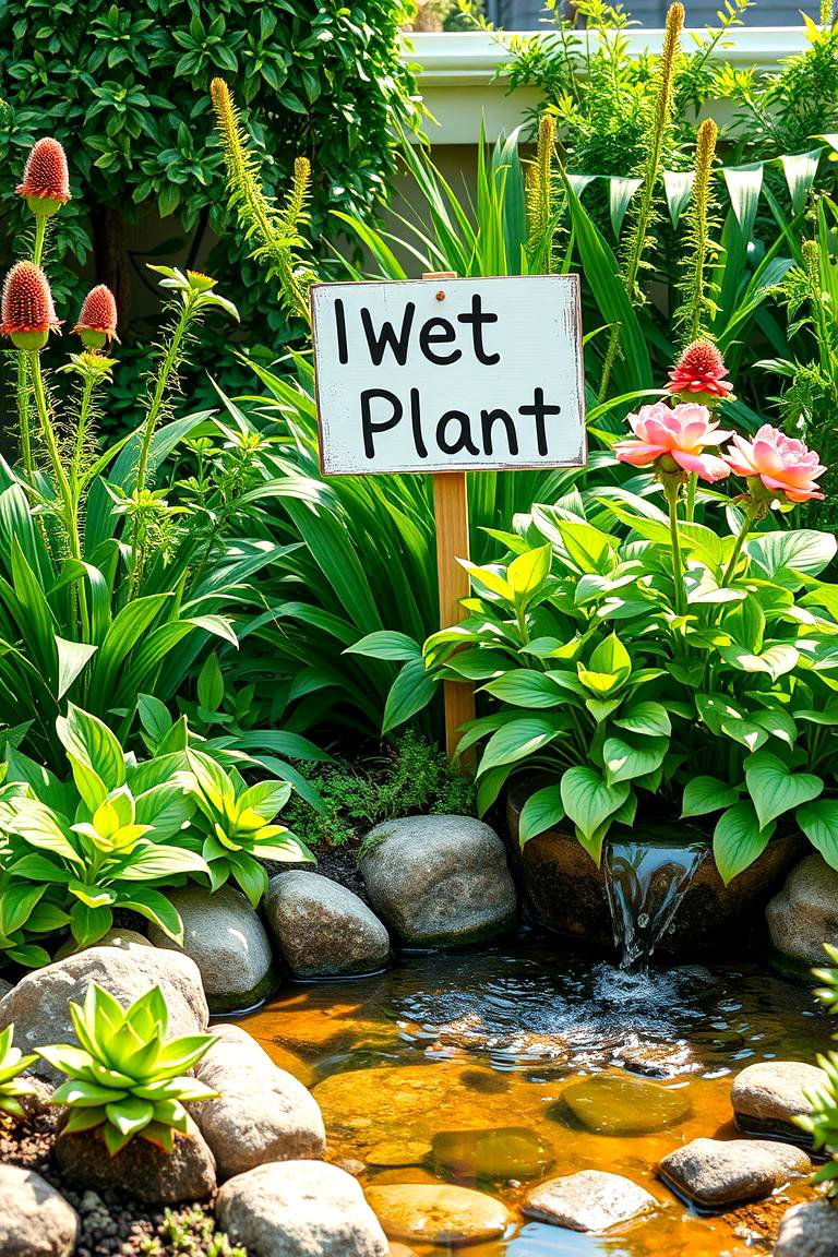 I Wet My Plants - 24 Funny Garden Sign Ideas