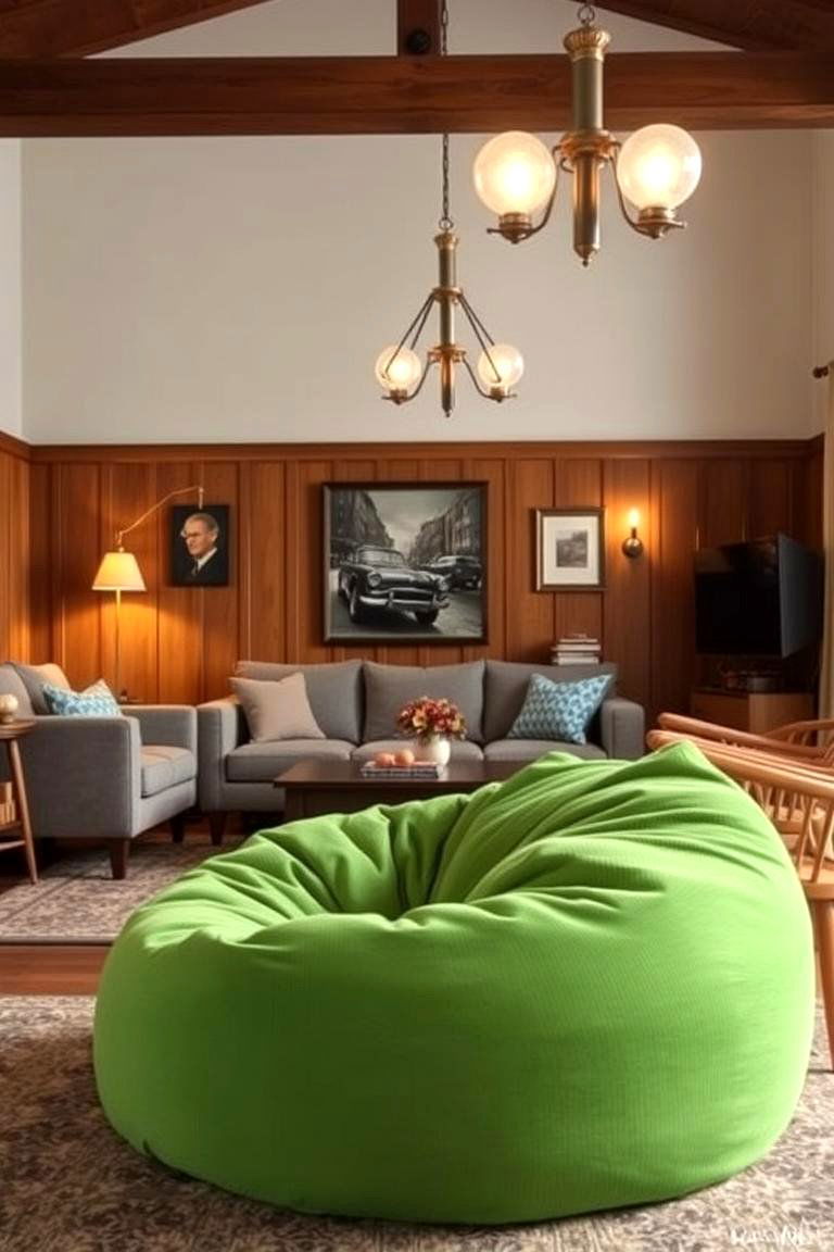 Iconic Bean Bags - 24 70s Living Room Ideas